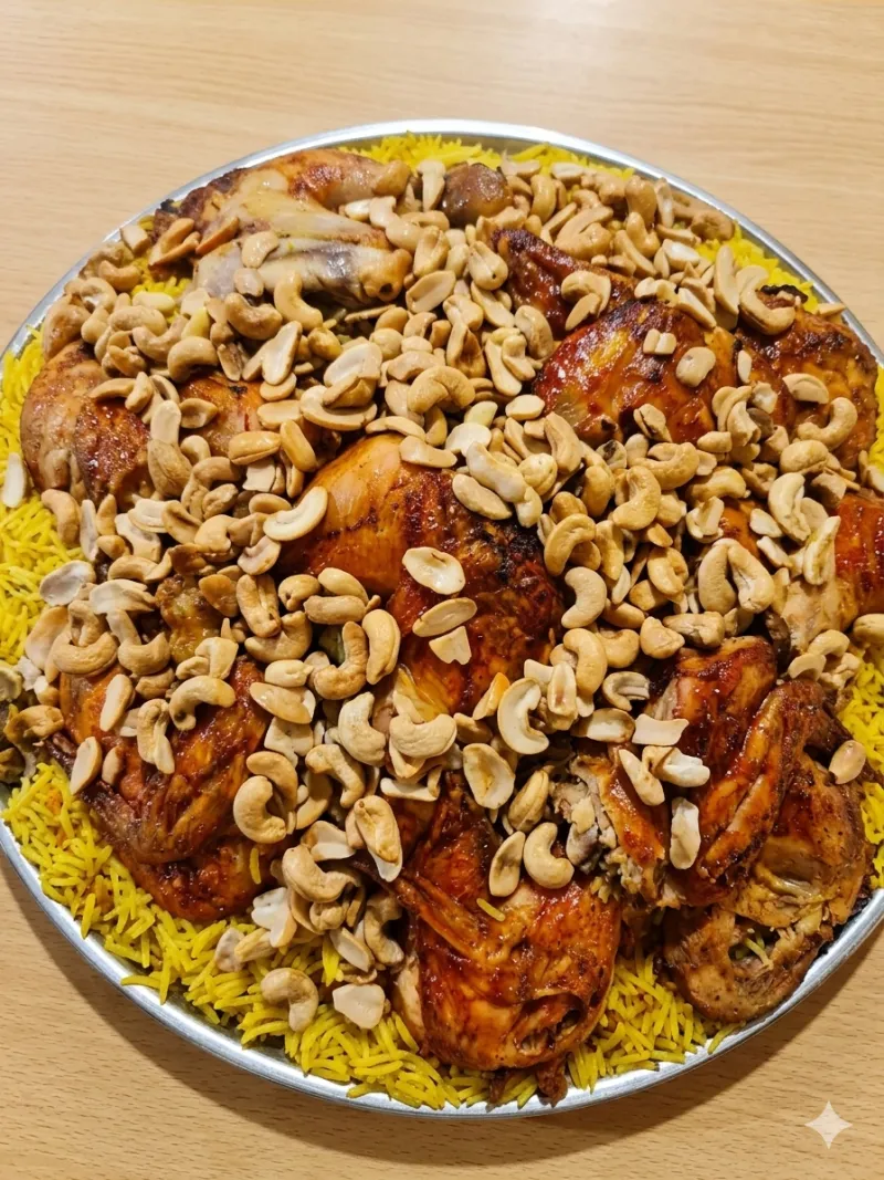 منسف كبسة دجاج