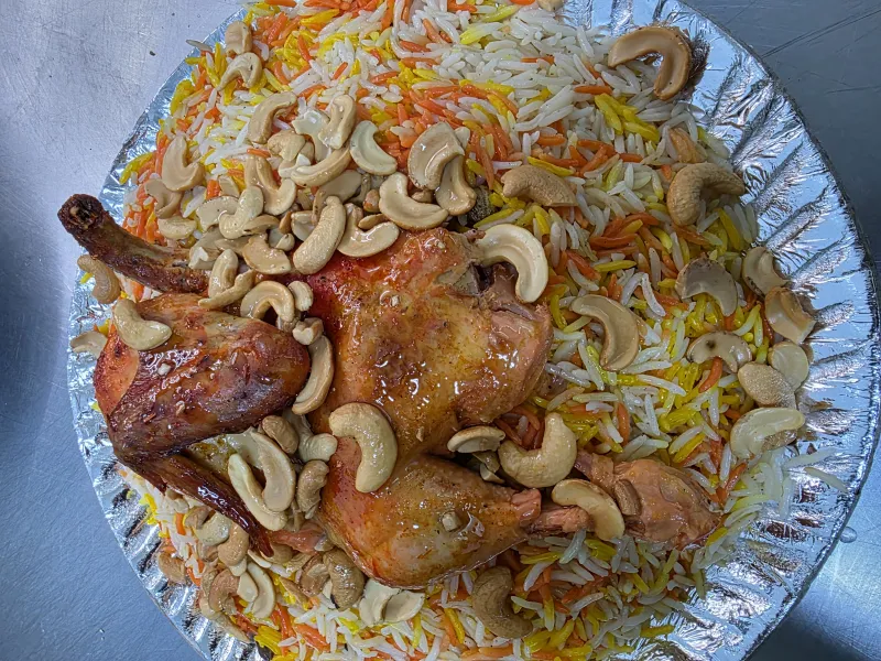 نصف مندي دجاج